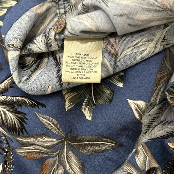 Island Shores Button Up Short Sleeve Shirt  Size XXL - Picture 6 of 7